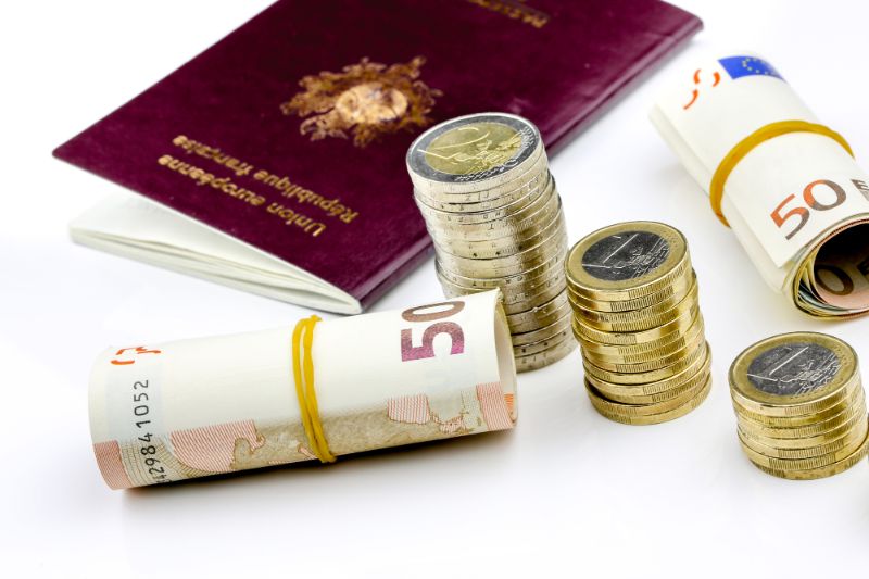 Don't Flash the Cash in Barcelona - Rolls of Euros and a Wallet