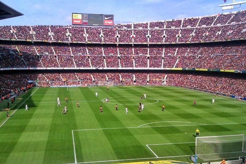 FC Barcelona Football Match at Nou Camp
