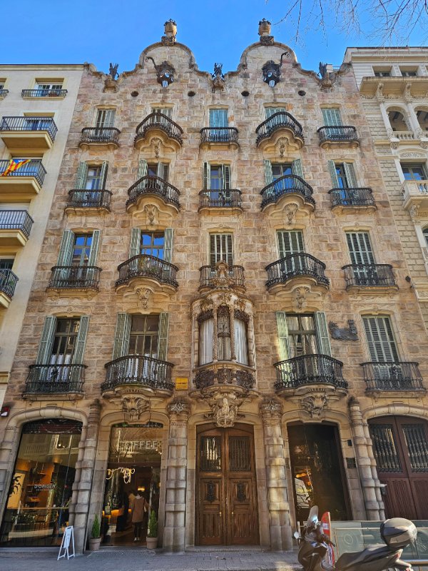 Casa Calvet - a Gaudi house even if it doesn't look like it!