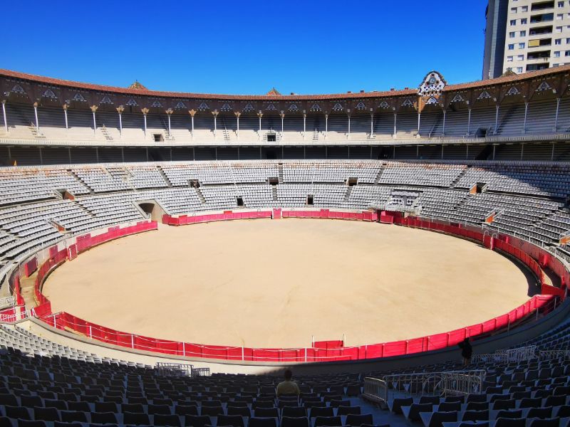 Inside La Monumental former Bullring