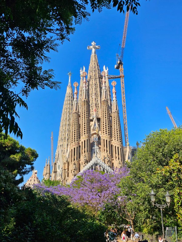 La Sagrada Familia with the Tower of Jesus Christ Completed