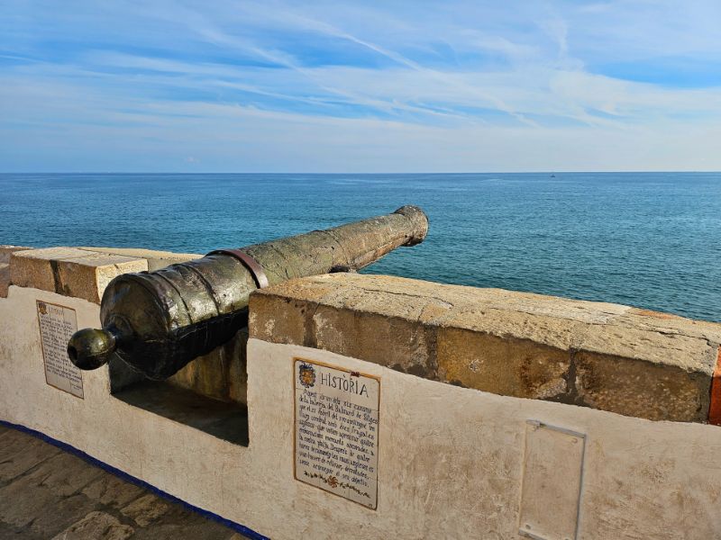 Old Cannon at the Baluard of Sitges