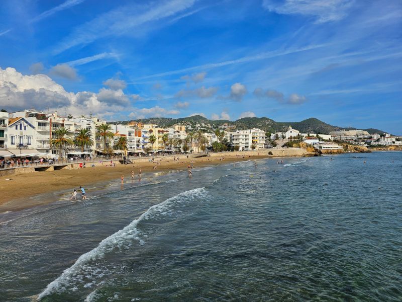 Platja de Sant Sebastian in Sitges