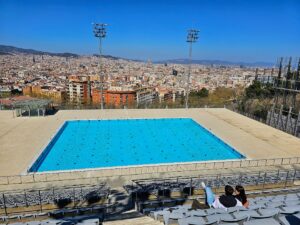 Gorgeous Views of Barcelona from Salts Terrassa Bar in Montjuic - Best Views in Barcelona