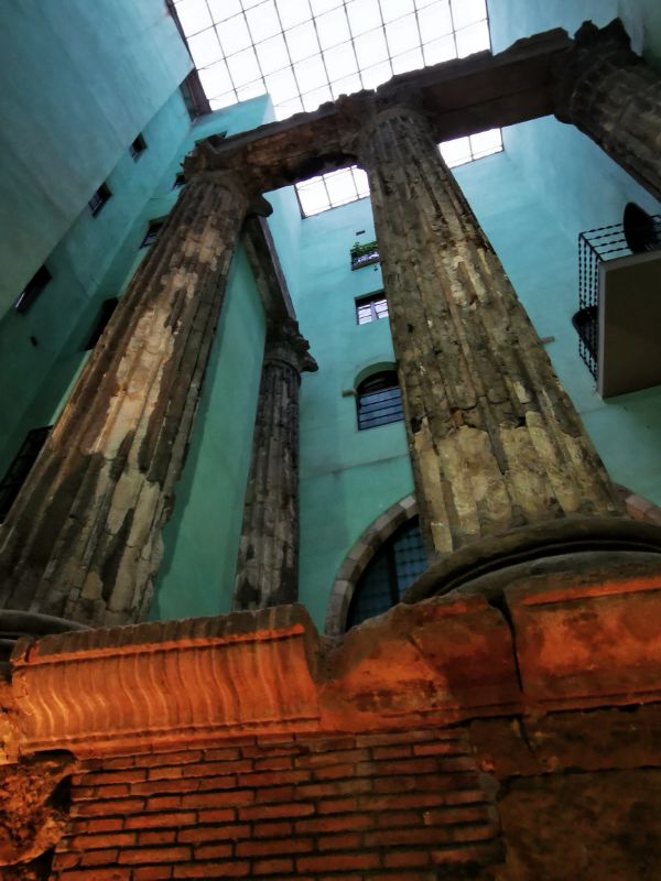 The Temple of Augustus - One of Barcelona's Hidden Gems Tucked away amid apartment blocks