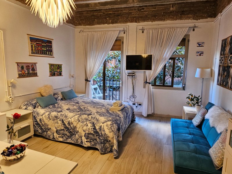 A Studio Apartment Rental in Barcelona