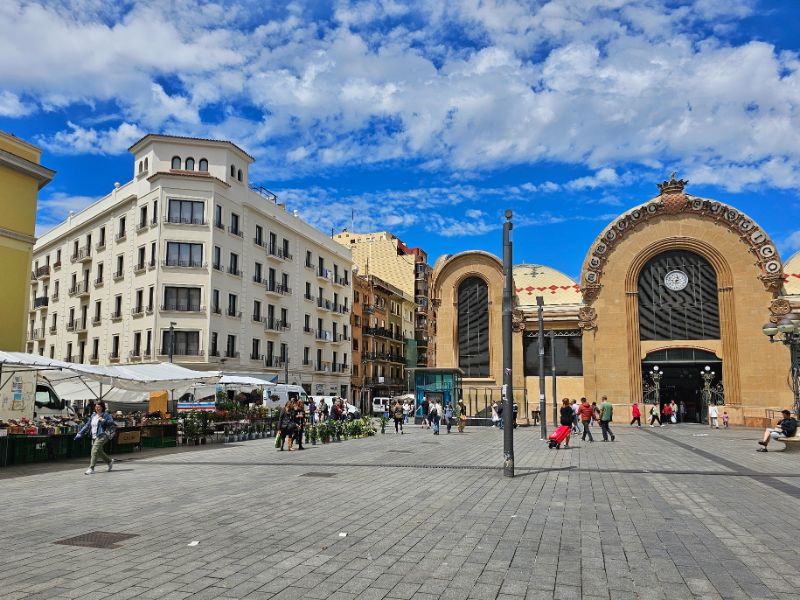 A Market in front of the Central Market in Tarragona