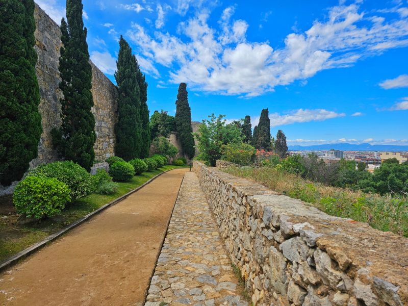 Walking Along the Old Roman Walls in Tarragona