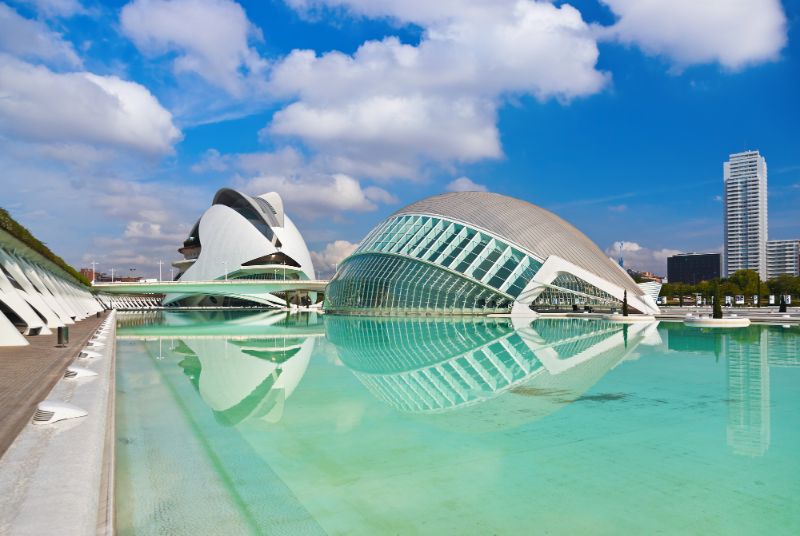 City of Arts and Sciences in Valencia Spain