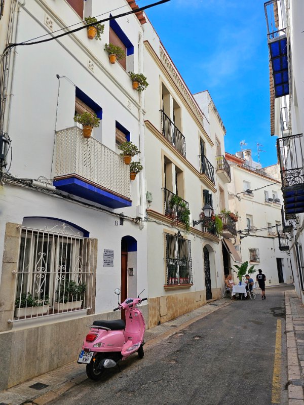 Pretty Streets in Sitges Old Town