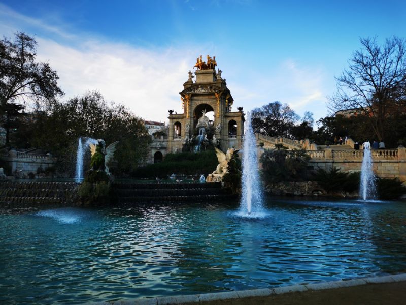 Ciutadella Park Fountain - areas in Barcelona to Avoid at Night