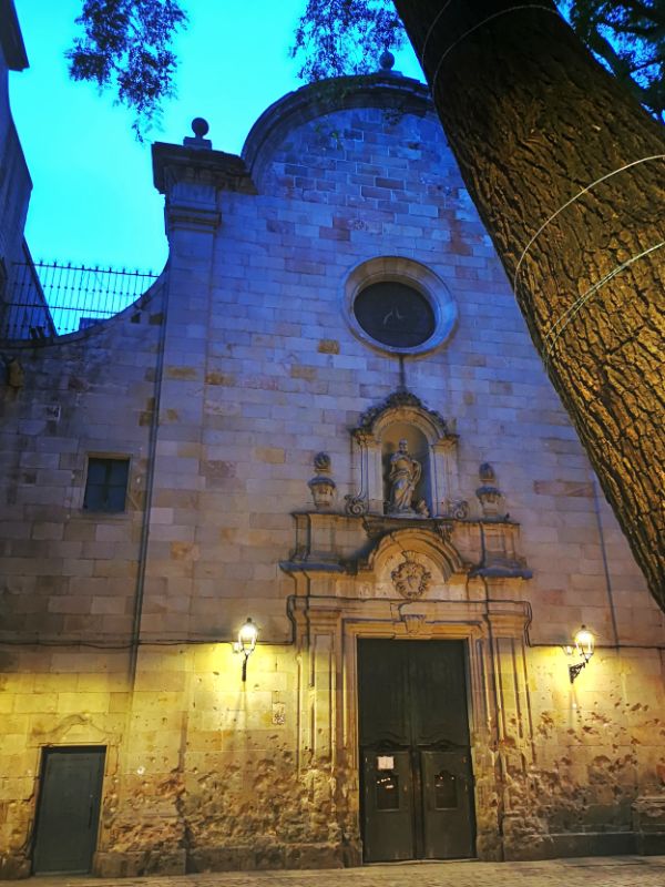 Pretty Plaza in the Gothic Quarter - but Be Careful After Dark
