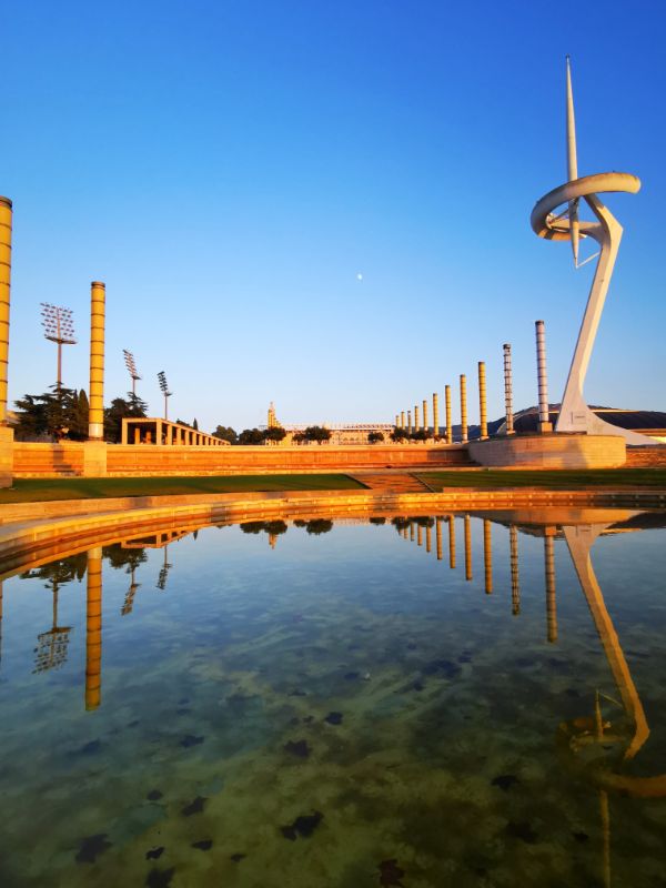 The Telecommunications Tower by the Olympic Stadium at Montjuic