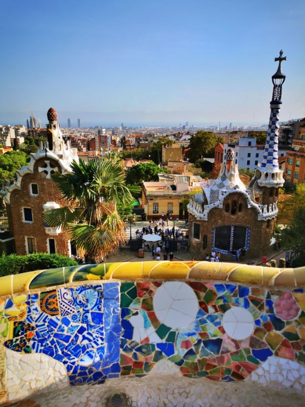 The Mosaic Terrace at Park Guell