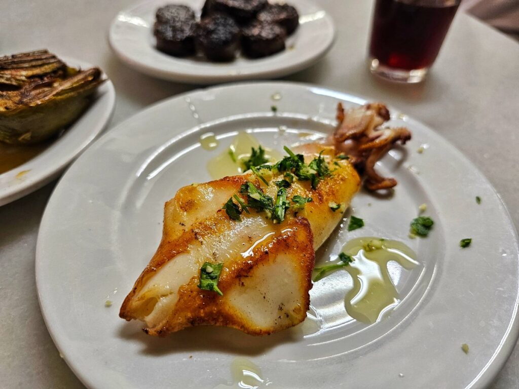 Seafood and Black Pudding at La Cova Fumada - Traditional Restaurants in Barcelona