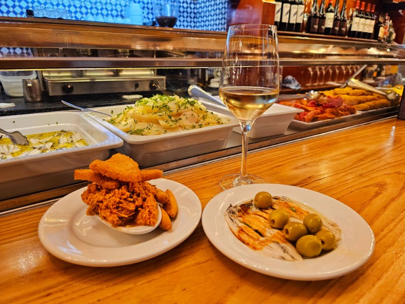 Tapas at Cerveseria Vaso de Oro
