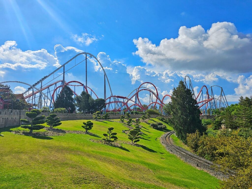 Shambala and Dragon Khan Rides at PortAventura - PortAventura Hotel Review