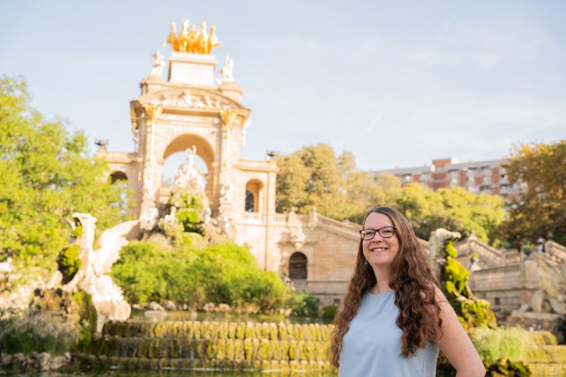 Claire in Ciutadella Park - Best Photoshoot in Barcelona