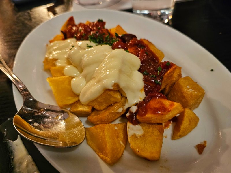 Patatas Mixtas at a Tapas Bar in Madrid