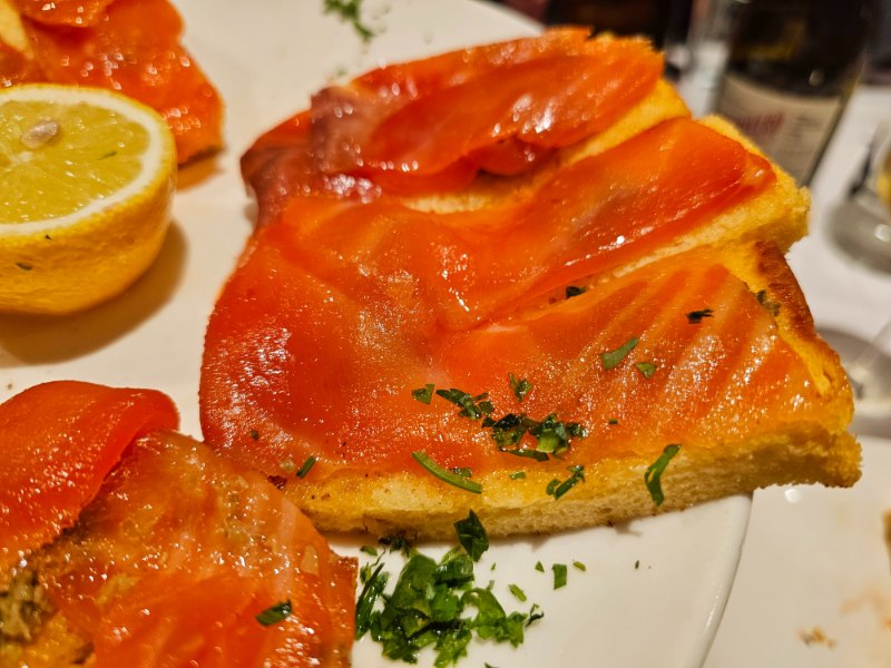 Smoked Trout Tostas