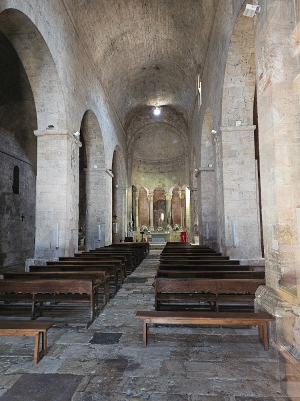 A Look inside the Church of the Monastery of Sant Pere